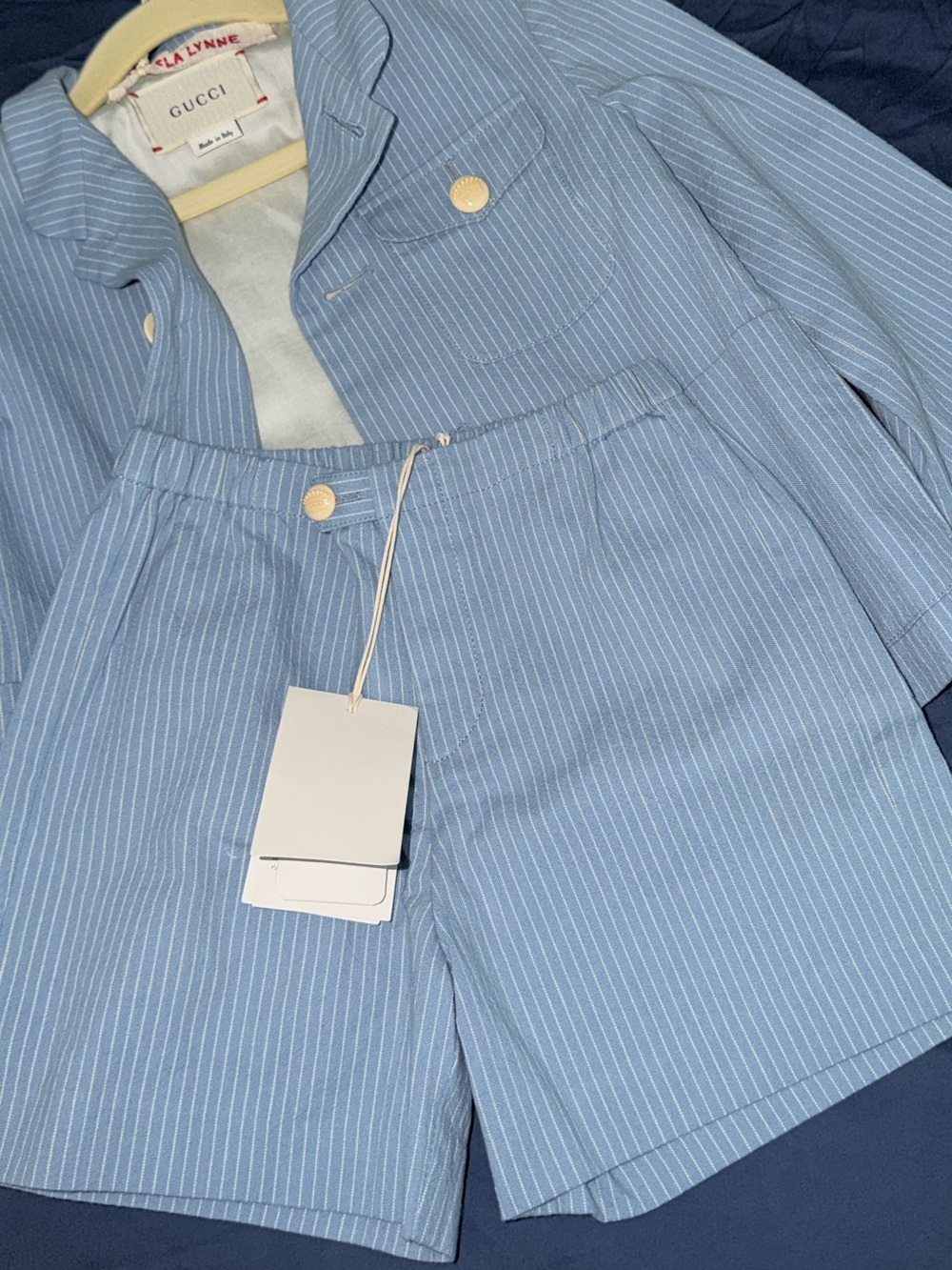 Gorgeous GUCCI blue set for boys size 4